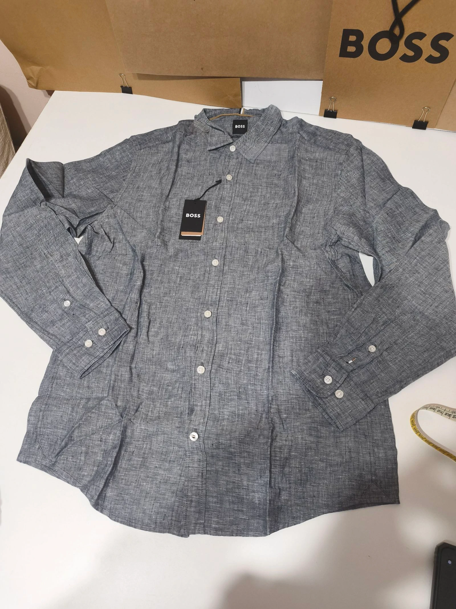 Camisa Boss talla M de lino